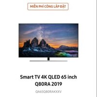 Samsung Smart TV 4K QLED 65" Q80RA 2019