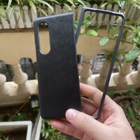 Samsung Z Fold 3 5G_Ốp lưng Vân da 2 mảnh bảo vệ máy toàn diện sang trọng