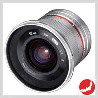 SAMYANG 12mm F2.0 Wide-Angle Prime Lens in Silver for Sony αE Mount APS-C Cameras