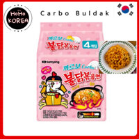 [Samyang] Mì Hàn Quốc đông lạnh Carbo Buldak (130g x 4 gói) | Niềm vui kem & cay