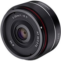 Samyang SYIO35AF-E 35mm f/2.8 Ultra Compact Wide Angle Lens for Sony E Mount Full Frame, Black (Renewed)