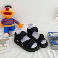 (Sẵn 37,39) Dép Quai Hậu đi học đế độn cực đẹp phong cách Ulzzang ( đi lùi 1 size)