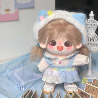[sẵn 48h gửi] BỘ ĐỒ BÚP BÊ 3 món 20cm cho búp bê doll bông outfit