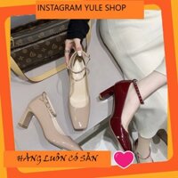 (Sẵn + ảnh thật) Giày Mary Jane cổ điển CỔ DÂY MS8805