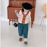 (SẴN )Áo gile len cho bé .