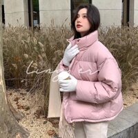 [SẴN] Áo phao béo, áo khoác nữ siêu nhẹ Quảng Châu loại đẹp cổ trụ (có kèm ảnh thật shop tự chụp)