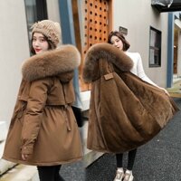 (SẴN) ÁO PHAO - Parka nữ MŨ LÔNG DÁNG HÀN MẪU MỚI NHẤT 2025 ,CHUẨN HÀNG QUẢNG CHÂU.812