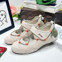 [SẴN AUTH 100%] Giày Jeep Mary Janes Outdoor Beige Green (PX241WAS932)