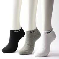 [Sẵn, auth, M 25-27 cm] Set 3 đôi tất Nike trên mắt cá nội địa Nhật -size 23-25cm và size 25-17cm.