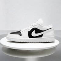 [Săn 𝐒𝐀𝐋𝐄 Authentic] Giày Nike Air Jordan 1 Low Panda White Black - Sneaker Thể Thao - Tặng Tất Vớ