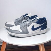 [Săn 𝐒𝐀𝐋𝐄 Authentic] Giày Nike Air Jordan 1 Low French Blue - Sneaker Thể Thao - Tặng Tất Vớ