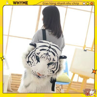 [SẴN] Ba lô hình đầu hổ -  Balo đi phượt - Hợp thời trang cặp đôi sinh viên balo sang trọng WHYME