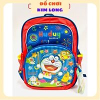 Sẵn Balo - Cặp đi học cho bé trai mẫu giáo - mầm non hình Doremon siêu nhân nhện Spiderman America - 5 anh em siêu nhân-