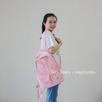 [SẴN] Balo /cặp học sinh sinh viên thời trang phong cách ulzzang Hàn Quốc vải canvas BP1049
