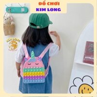 Sẵn Balo pop it  - Balo Cặp đi học cho bé mẫu giáo - mầm non hình ngựa Pony- có sẵn