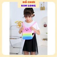 Sẵn Balo pop it  - Balo Cặp đi học cho bé mẫu giáo - mầm non hình POKETMON PIKACHU- có sẵn