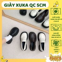 [SẴN+ BẢN CHUẨN CAO CẤP] Giày Loafers nữ - Giày Xuka nữ chất da PU hàng Full box phong cách ulzzang đế cao 5cm