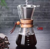 (SẴN) BÌNH PHA CAFE SIÊU TIỆN LỢI, BÌNH CAFE THỦY TINH CHỊU NHIỆT CAO CẤP