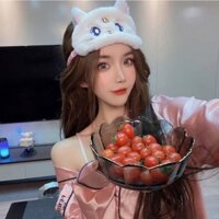 (sẵn) Bịt mắt ngủ mèo thủy thủ mặt trăng có túi gel lạnh nóng hàng quảng châu