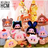 [SĂN BLINDBOX MÙ-HCM] Mô hình móc khóa Gấu bông Migo Happy Ghost Plush Baby Three Animals Bag Hộp mù Túi mù Bé ba bb3