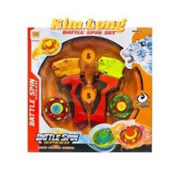 Sẵn Bộ 2 Con Quay Chiến Thần Vô Địch BATTLE SPIN SET Có Bàn Đấu - Con quay Vô Cực Vòng Xoay Thần Tốc 2 con (Có sẵn)