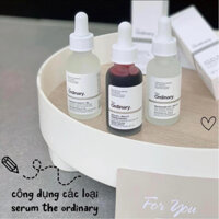 Sẵn bộ 3 serum giá bình dân của The Ordinary