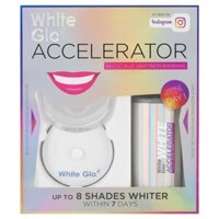 [sẵn] bộ làm trắng răng White Glo White Accel Blue Light Kit
