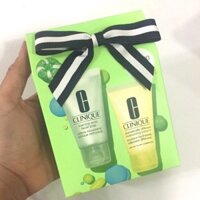 [Sẵn] Bộ sản phẩm dưỡng da cho da khô và hỗn hợp khô CLINIQUE Foaming Cleanser & moisturizer lotion