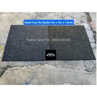 SÀN CAO SU PHÒNG GYM EPDM mịn bóng khổ lớn 1m