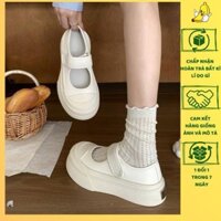 [SẴN + CHUẨN HÀNG QC] Giày sneaker basic full tắng form bánh mì cute dễ thương đáng yêu cho nữ đi học đi chơi Cao Cấp
