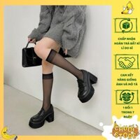 [SẴN+CHUẨN HÀNG QC] Giày Oxford đế cao 9cm form basic ulzzang cá tính chất da PU cao cấp Cao Cấp