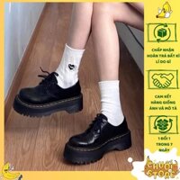 [SẴN + CHUẨN HÀNG QC] Giày oxfod rose mũi tròn da mềm mịn chỉ nổi vàng lạ xinh iu style hàn quốc cho nữ Cao Cấp