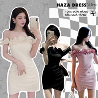 (Sẵn) Đầm Body Ống Cúp Ngực trễ vai Dự tiệc váy sexy sang chảnh - BDC02