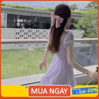 [SẴN] Đầm tay phồng công chúa tím pastel mộng mơ 💜