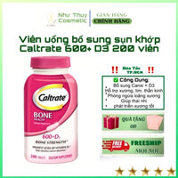 SẴN DATE 4.2026 Viên Uống Hỗ Trợ Sụn Khớp Xương Caltrate 600+ D3 200 viên