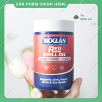 Sẵn Dầu Nhuyễn Thể Bioglan Red Krill Oil 60 viên Hỗ Trợ Khớp, Tim Mạch, Não và Mắt Của Úc.-SRMShop