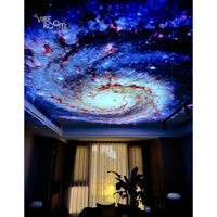 (Sẵn đèn) Đèn chiếu 3D POCOCO chính hãng bản Hố đen tinh vân rực rỡ vũ trụ đầy màu sắc| Pococo Galaxy Projector