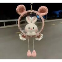 [Sẵn] Đèn lồng Len handmade Thỏ, sản phẩm len làm quà tặng