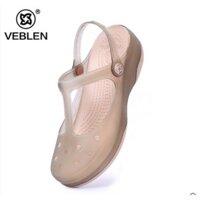 SẴN- Dép VEBLEN quai hậu, dép sandal nữ đế cao. Giày y tế, bệnh viện dành cho bác sĩ, y tá