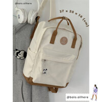 [SẴN ĐỎ] Balo Cặp Sách Nam Nữ Basic Chống Nước BL187