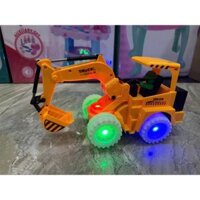 Sẵn Đồ chơi lồng đèn trung thu cho bé hình XE CÔNG TRÌNH XE XÚC CÁT tặng pin có đèn và nhạc quà tặng trung thu cho bé (C