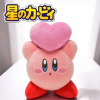 San-ei Boeki Kirby ALL STAR COLLECTION Kirby (Throwing Friend Hearts) (S) Plush Toy W11×D8×H15cm
