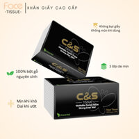 săn FLASHSALE hàng ngày khăn giấy Face rút đen 390 tờ dai mịn cao cấp bản T.A Face Tissue, giấy face