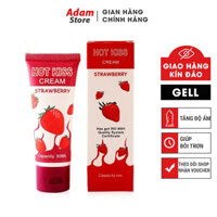 Sẵn Gel bôi trơn Hot Kiss Cherry hương dâu tây, gel bôi trơn tăng khoái cảm bôi trơn khi quan hệ 50ml-SRMShop