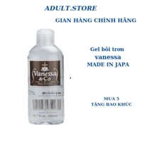 Sẵn Gel Bôi Trơn Vanessa Co Nhật Bản gỗc nước an toàn không mùi trắng trong gel Massage body an toàn lọ 200ml-SRMShop