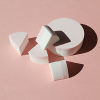 [SẴN GIAO HỎA TỐC] Bông Mút Trang Điểm Latex 5 Miếng Dạng Tròn PICASSO Hàng Nội Địa Hàn