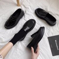 {SẴN} Giày moca đế bằng vintage nữ sinh phong cách ulzzang