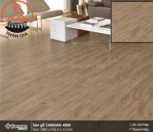 Sàn gỗ Camsan 12mm 4000 - 12mm