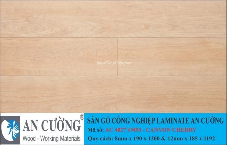 Sàn gỗ công nghiệp AN CƯỜNG 4027