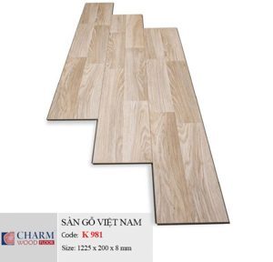 Sàn gỗ công nghiệp Charm Wood K981